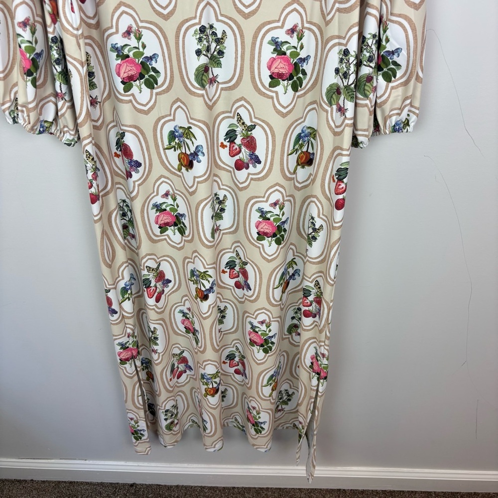 SMITH & QUINN The Brooks Dress Fruit Patch Italian Matte Stretch Fabric - Picture 6 of 9